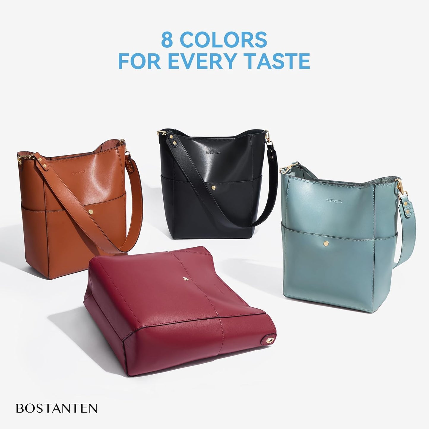 Valentines Day Women'S Leather Designer Handbags Tote Purses Shoulder Bucket Bags