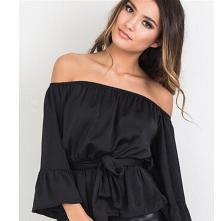 Butterfly Sleeve Slash Neck Blouse – Plus Size