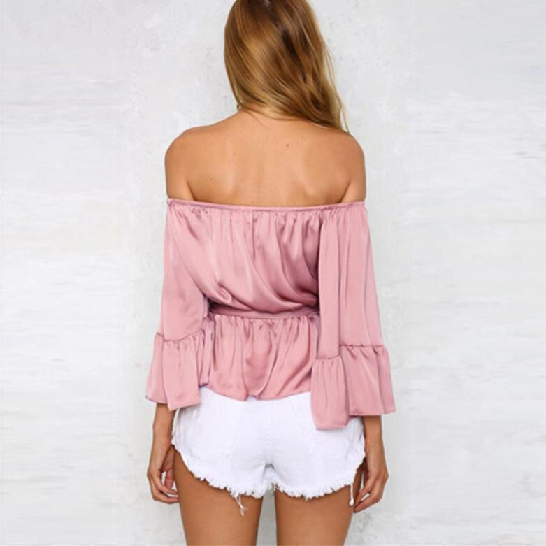 Butterfly Sleeve Slash Neck Blouse – Plus Size