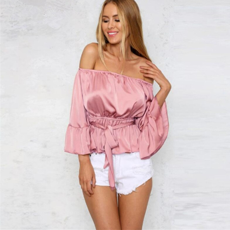 Butterfly Sleeve Slash Neck Blouse – Plus Size
