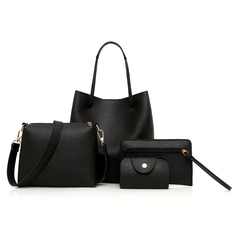 4-Piece Bucket Tote Bag Set — New Arrival Trendy Attic Store01