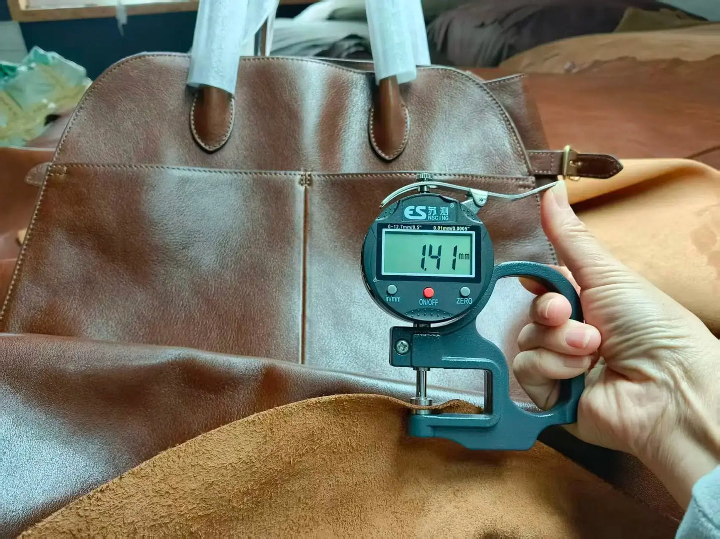 Women's Genuine Leather Large Capacity Tote Bag Female Retro Luxury Briefcase Vintage Cowhide Shoulder Handbag ANOINTED_ADORNED