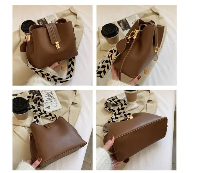 Fashionable Women's Bucket Bag - Korean Style Crossbody Trendy Attic Store01
